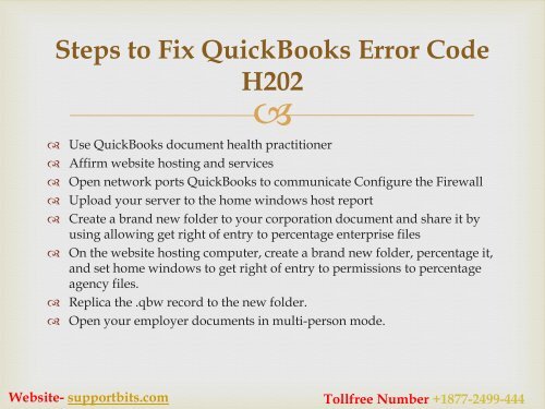 QuickBooks Error Code H303 | QuickBooks Error H303 | Toll-free +18772499444