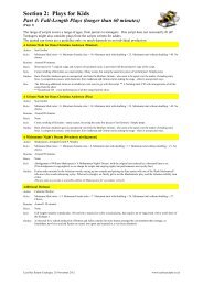 Section 2 Plays For Kids Part 1 Lazy Bee Scripts