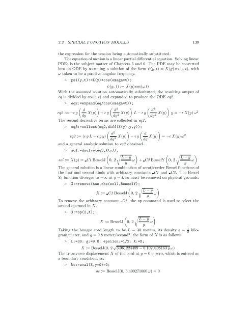 Computer Algebra Recipes