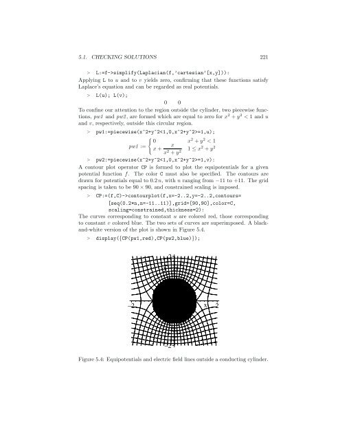 Computer Algebra Recipes