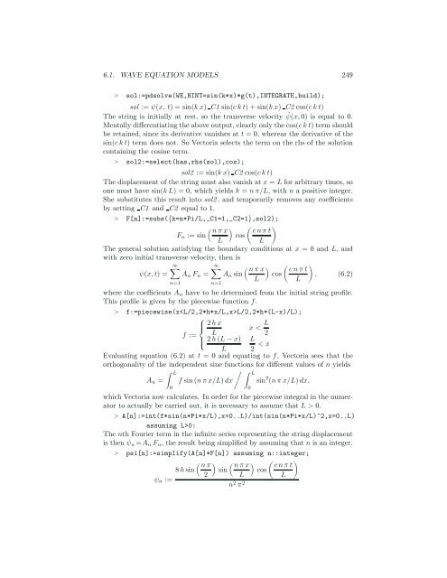 Computer Algebra Recipes