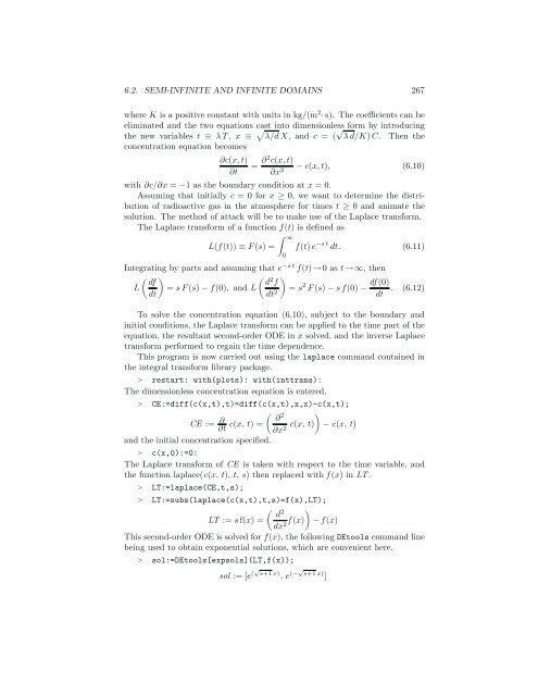 Computer Algebra Recipes