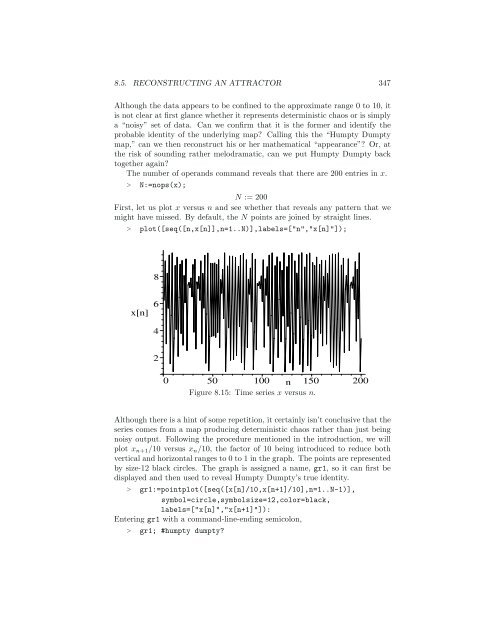 Computer Algebra Recipes