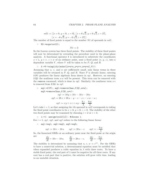 Computer Algebra Recipes