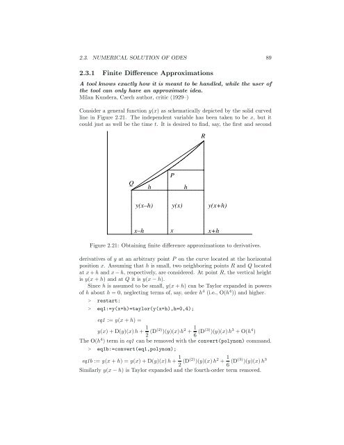 Computer Algebra Recipes