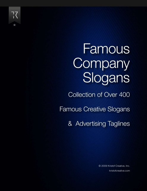 Famous Company Slogans Closetflip