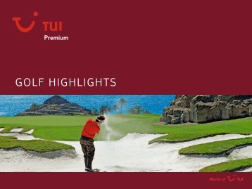 TUI PremiumGolfHighlights So11