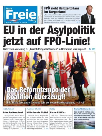 EU in der Asylpolitik jetzt auf FPÖ-Linie!