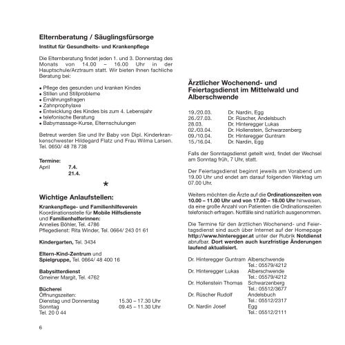 Raus aus dem Alltag – Rein ins Vergnügen - Alberschwende