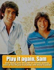 Interview with Sam Hyman - David Cassidy