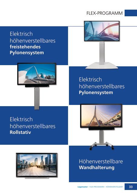 WEMA RaumKonzepte: Legamaster - Digitale Medien Broschüre 2018