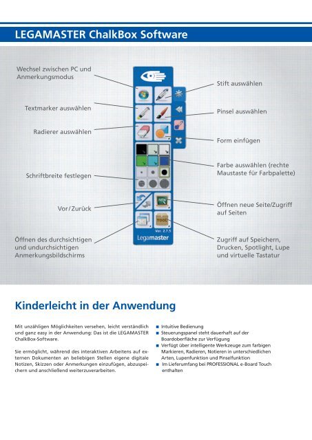 WEMA RaumKonzepte: Legamaster - Interaktive Lösungen für den Bildungsbereich