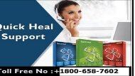Quick Heal Support Number (1800)-658-7602 USA