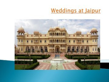 Weddings at Jaipur