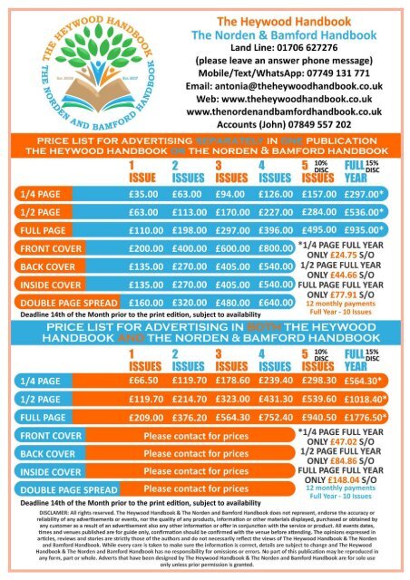 The Heywood Handbook Summer 2018