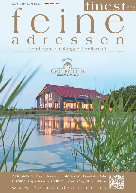 »feine adressen – finest« – Tübingen 2 18