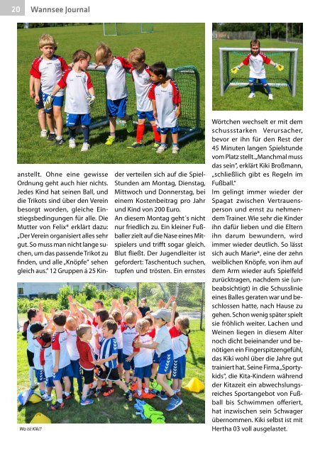 Wannsee Journal Aug/Sept 2018