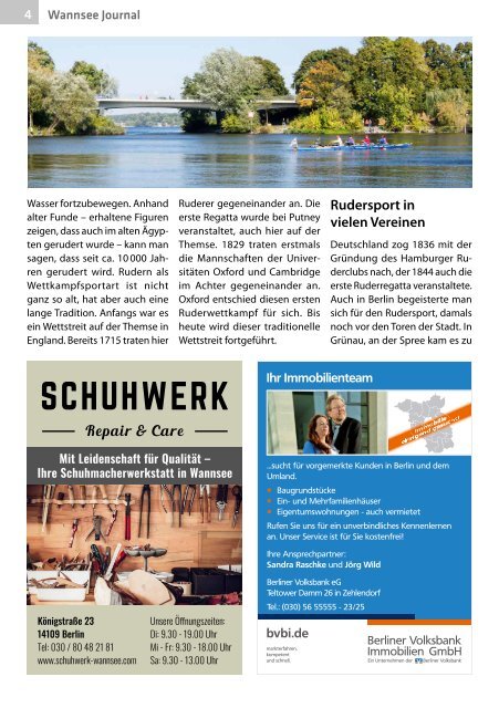 Wannsee Journal Aug/Sept 2018