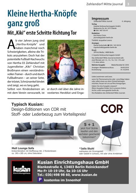 Zehlendorf Mitte Journal Aug/Sept 2018