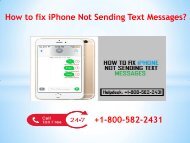 +1-800-582-2431 fix iPhone Not Sending Text Messages