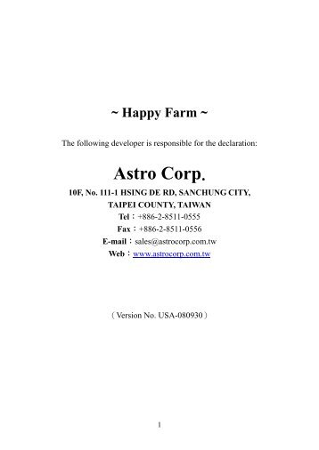 Happy Farm.pdf - The Arcade Boneyard