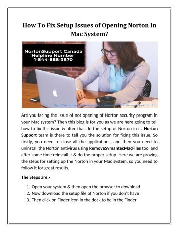How To Fix Setup Issues of Opening Norton In Mac System?