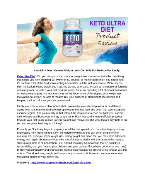 Keto Ultra Diet - Burn Fat Faster Than Ever As Seen On Shark Tank