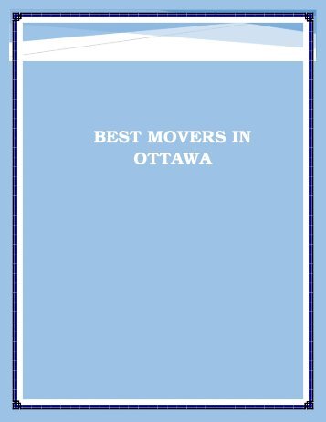 best movers in ottawa