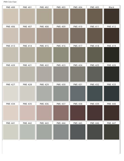 Pms Colour Chart Pdf