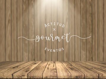 Menu Actitud Gourmet Eventos