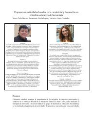 Propuesta de actividades basadas en la creatividad y la emoción by Marco Tulio Sánchez, Emilia López y Verónica López-Fernández