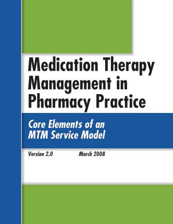 Medication Therapy Management in Pharmacy Practice - American ...