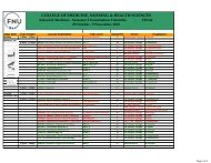 Semester 2 Examination Timetable