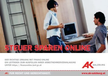 STEUER SPAREN ONLINE - Arbeiterkammer