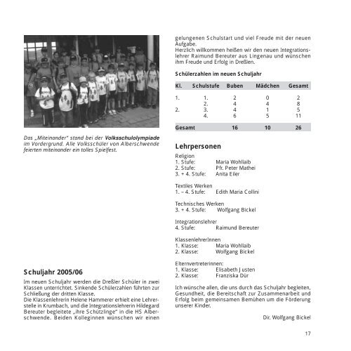 Informationen aus Alberschwende Nr. 8 – Oktober 2005 www ...