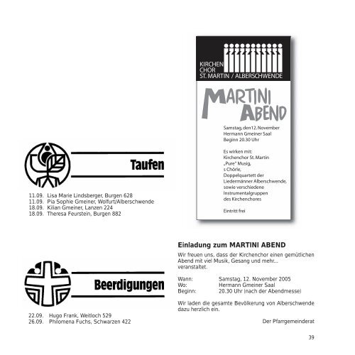 Informationen aus Alberschwende Nr. 8 – Oktober 2005 www ...