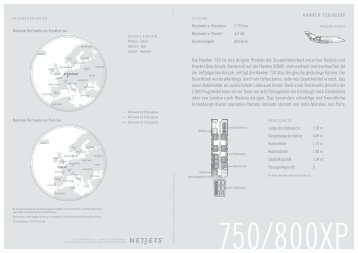 Siehe Faktenblatt - NetJets Europe