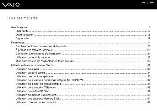 Sony VGN-AR61S - VGN-AR61S Istruzioni per l'uso Francese