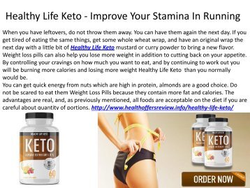 Healthy Life Keto - Fast Weight Lose