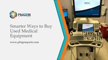 Smarter Ways to Buy Used Medical Equipment