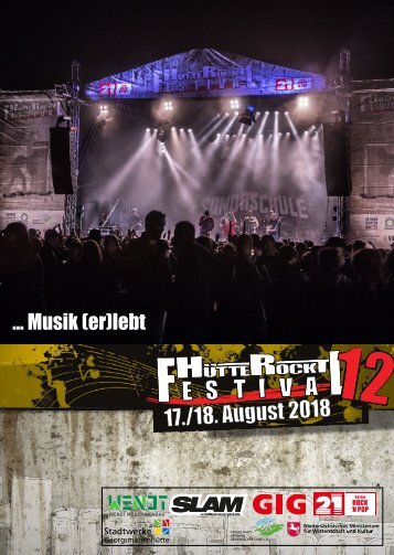 Hütte Rockt Festival 12 - Programmheft