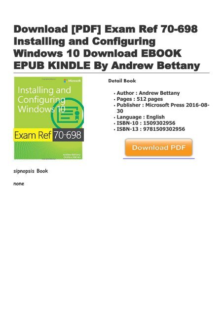 Exam Ref 70 698 Installing And Configuring Windows 10 Download Zip Alpine Archaologie Powered By Doodlekit Exam Ref 70 698 Installing And Configuring Windows 10 Download Zip Alpine Archaologie Powered By Doodlekit