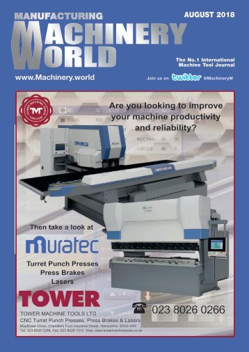 Manufacturing Machinery World August 2018