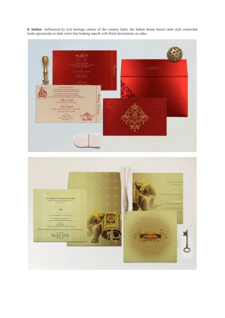 10 Cheap Wedding Invitations Styles According to Your Wedding Theme! - IndianWeddingCards