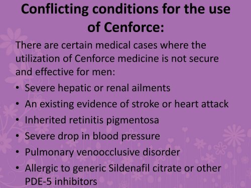 BE CONFIDENT WHILE PERFORMING SENSUALLY IN BED USING CENFORCE 100MG, 200MG