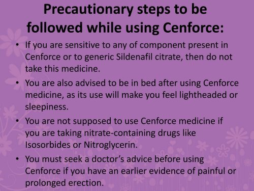 BE CONFIDENT WHILE PERFORMING SENSUALLY IN BED USING CENFORCE 100MG, 200MG