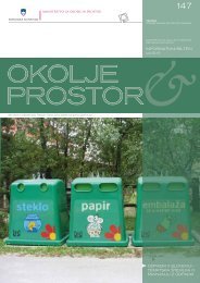 INFORMATIVNI BILTEN - Ministrstvo za okolje in prostor