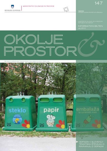 INFORMATIVNI BILTEN - Ministrstvo za okolje in prostor