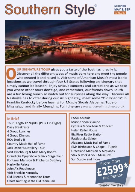 Travelling Time 2019-2020 Brochure