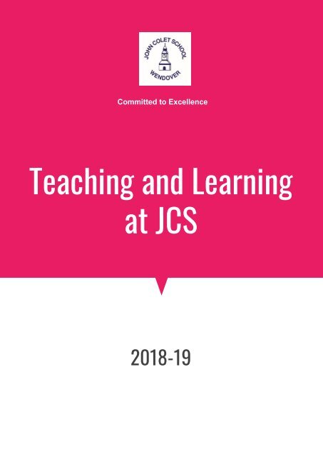 Teaching and Learning Staff Booklet